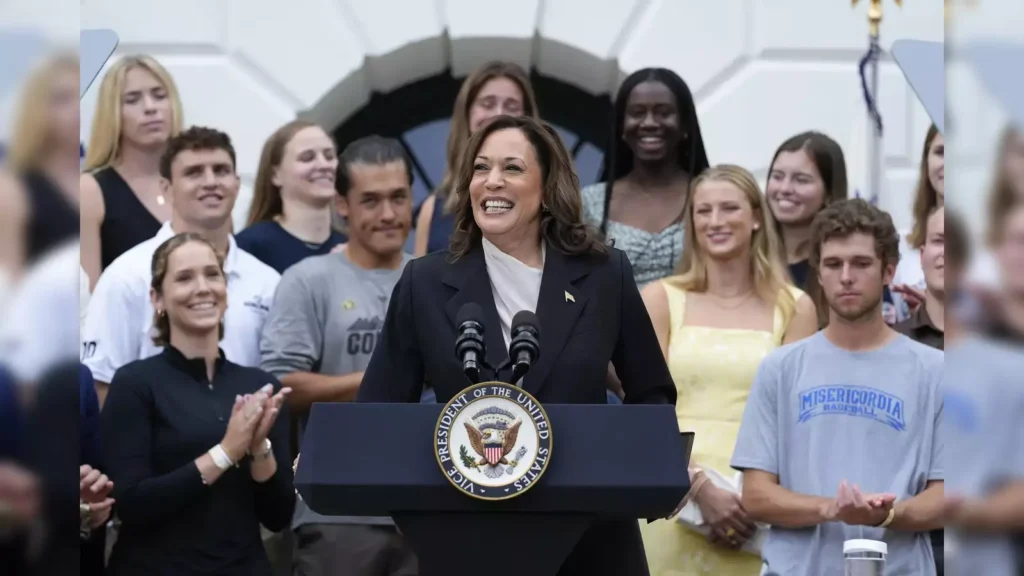 Kamala Harris has garnered the support of more than the 1,976 delegates required to clinch the nomination in the first round of voting